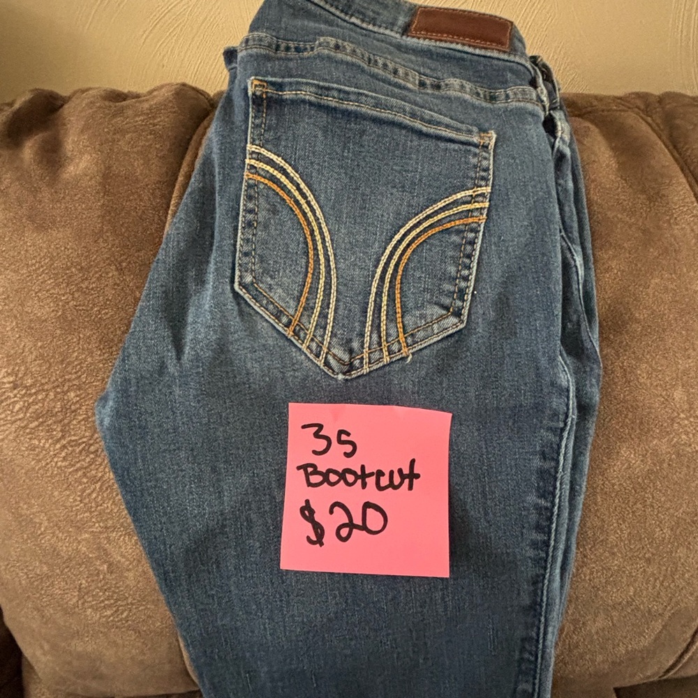 Women's Blue Hollister Bootcut Jeans